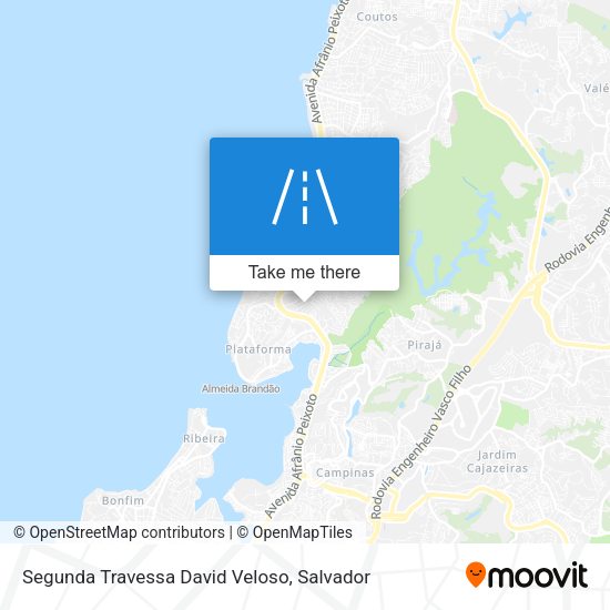 Segunda Travessa David Veloso map