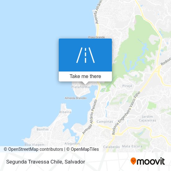 Segunda Travessa Chile map