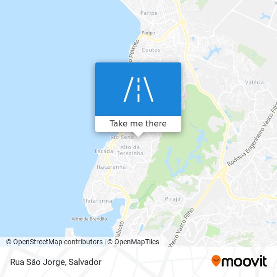 Rua Sâo Jorge map