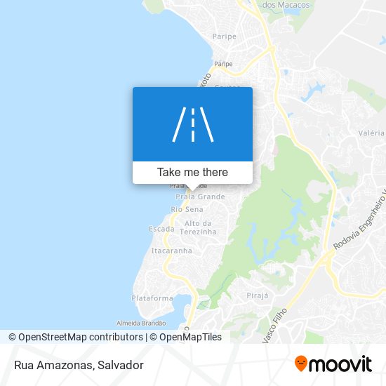 Rua Amazonas map