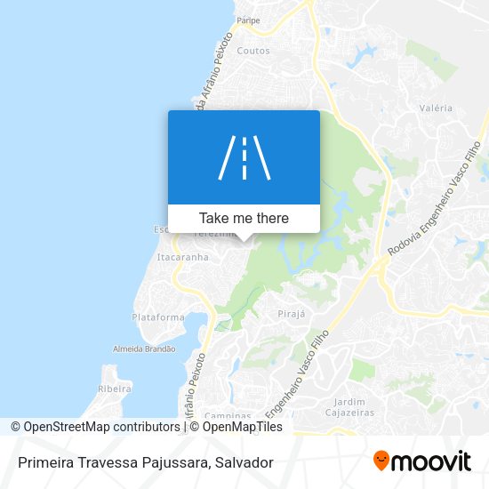 Primeira Travessa Pajussara map