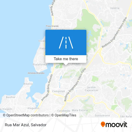 Rua Mar Azul map