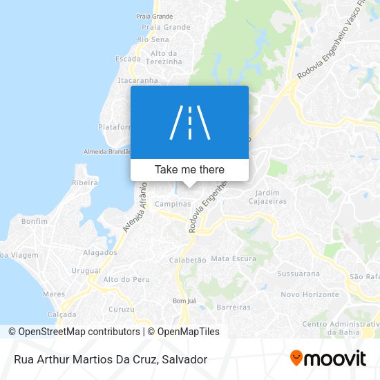 Rua Arthur Martios Da Cruz map
