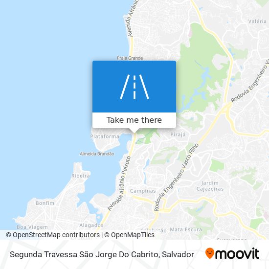 Segunda Travessa São Jorge Do Cabrito map