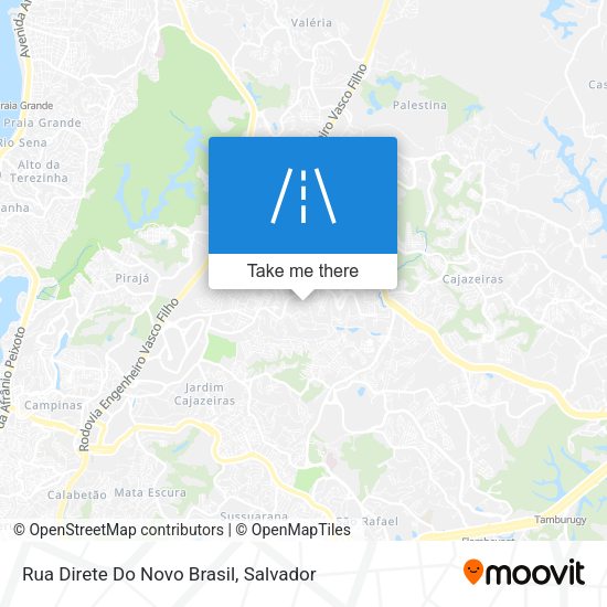 Rua Direte Do Novo Brasil map
