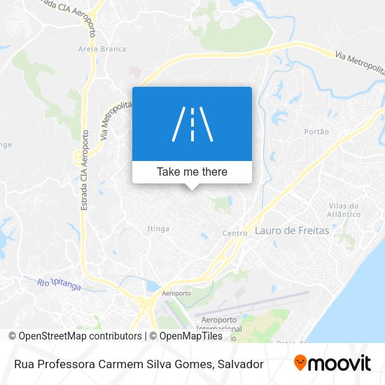 Rua Professora Carmem Silva Gomes map