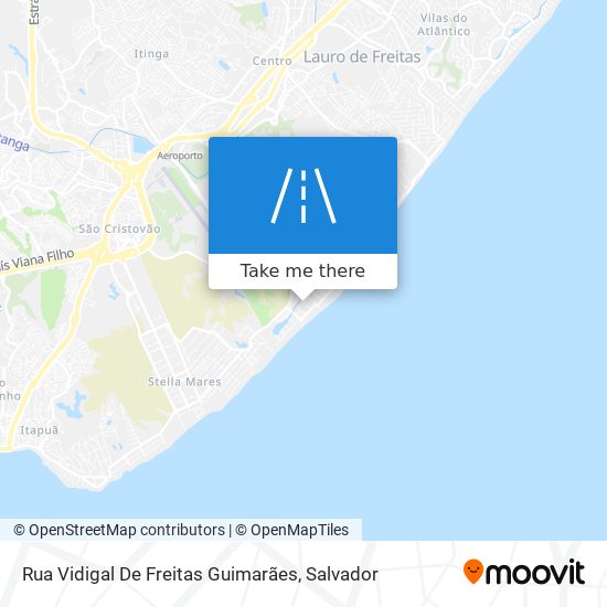 Rua Vidigal De Freitas Guimarães map