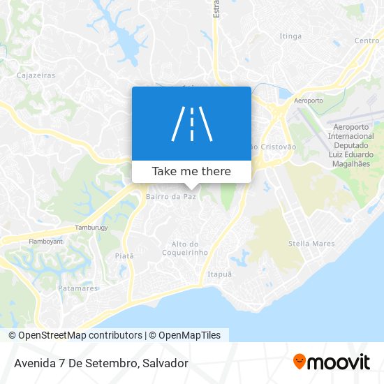 Mapa Avenida 7 De Setembro