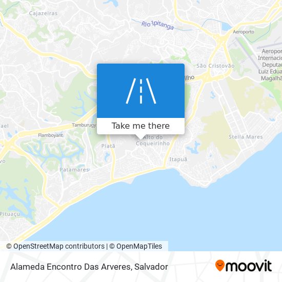 Alameda Encontro Das Arveres map