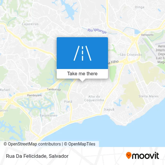 Rua Da Felicidade map