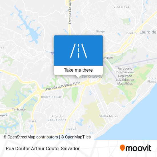 Rua Doutor Arthur Couto map