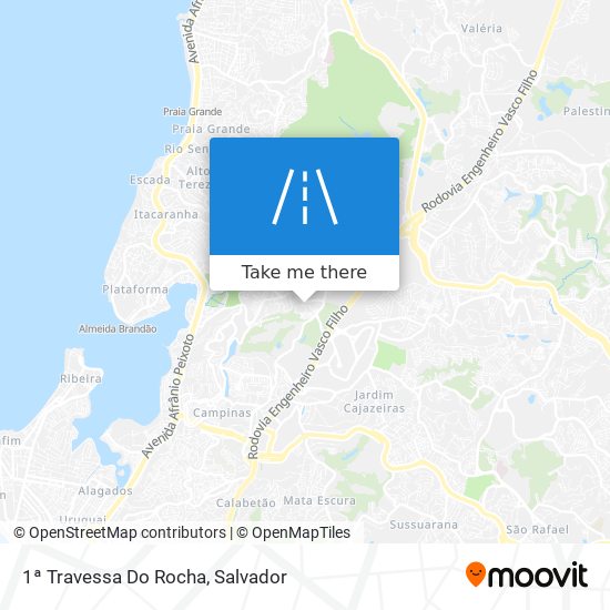 1ª Travessa Do Rocha map