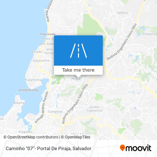 Mapa Caminho "07"- Portal De Piraja