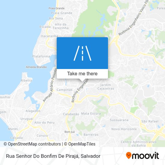 Rua Senhor Do Bonfim De Pirajá map