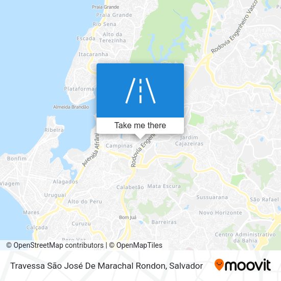 Travessa São José De Marachal Rondon map