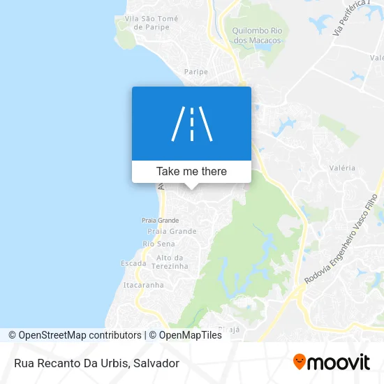 Rua Recanto Da Urbis map