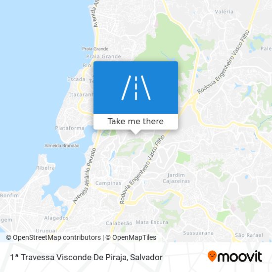 1ª Travessa Visconde De Piraja map