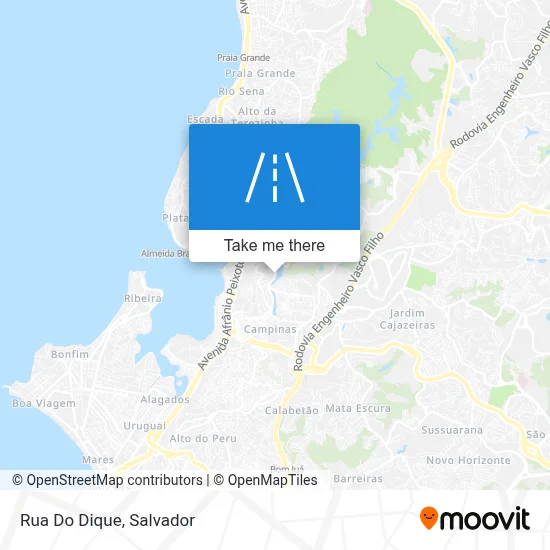 Rua Do Dique map