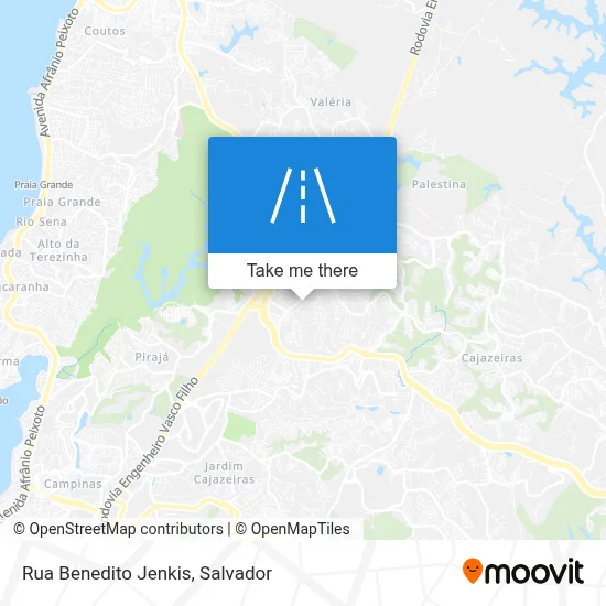 Rua Benedito Jenkis map