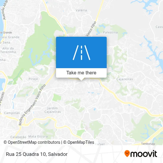 Rua 25 Quadra 10 map