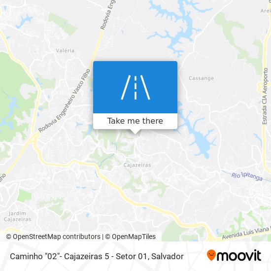 Mapa Caminho "02"- Cajazeiras 5 - Setor 01