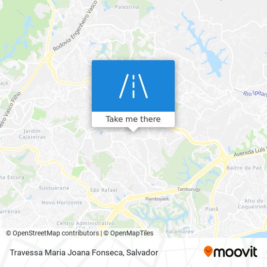 Mapa Travessa Maria Joana Fonseca