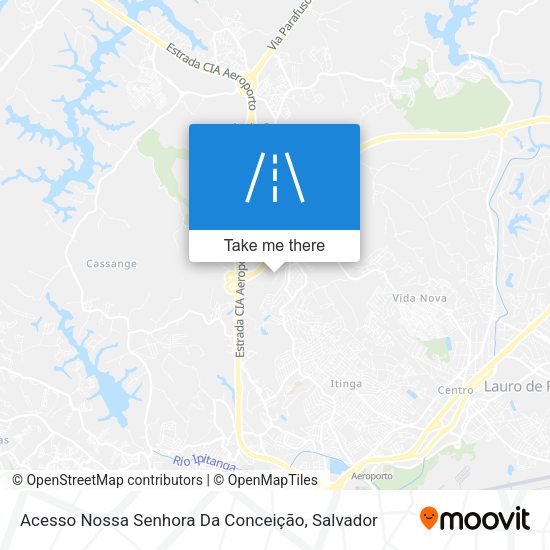 Acesso Nossa Senhora Da Conceição map