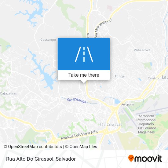 Rua Alto Do Girassol map