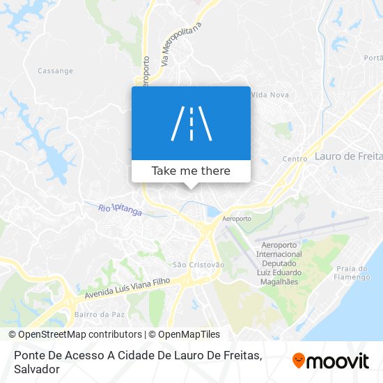 Ponte De Acesso A Cidade De Lauro De Freitas map