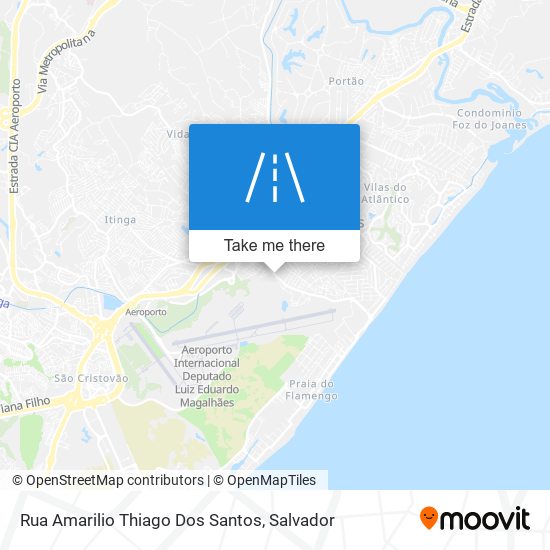 Rua Amarilio Thiago Dos Santos map
