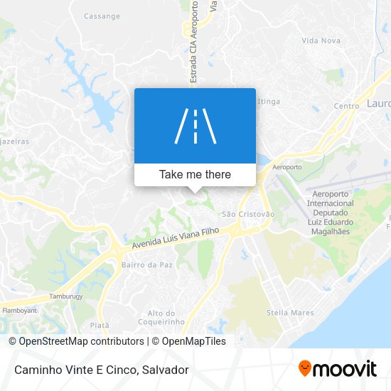 Caminho Vinte E Cinco map