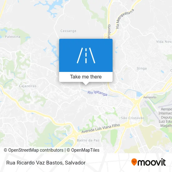 Rua Ricardo Vaz Bastos map