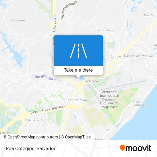 Rua Cotegipe map