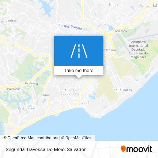 Segunda Travessa Do Meio map