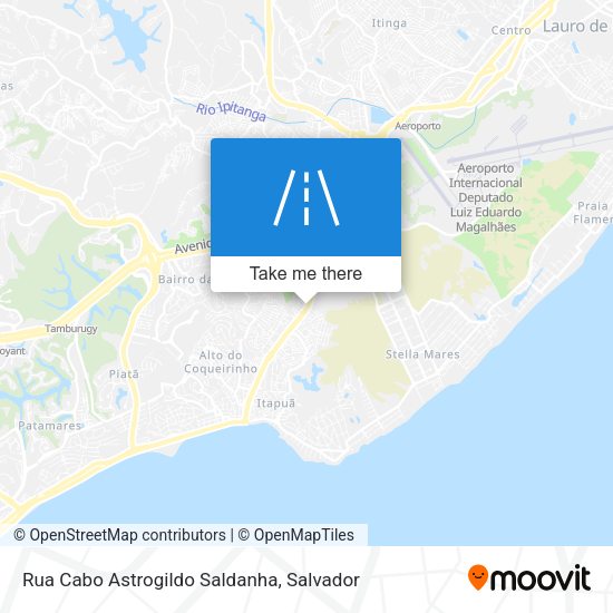 Rua Cabo Astrogildo Saldanha map