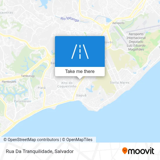 Rua Da Tranquilidade map