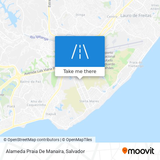 Mapa Alameda Praia De Manaíra