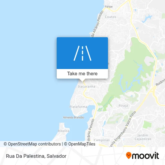 Rua Da Palestina map