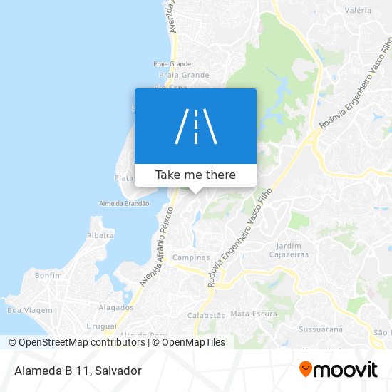 Alameda B 11 map