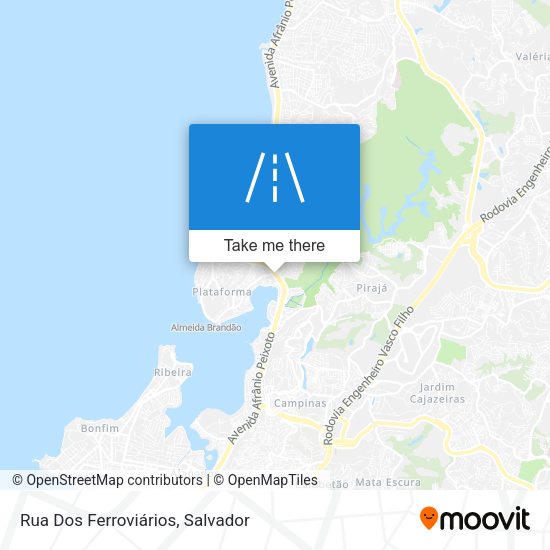 Rua Dos Ferroviários map