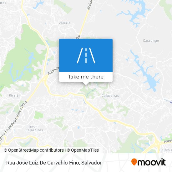 Mapa Rua Jose Luiz De Carvahlo Fino