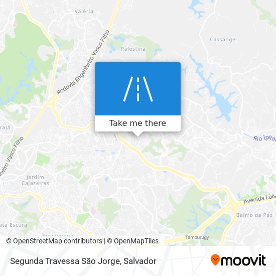 Segunda Travessa São Jorge map