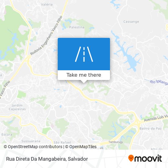 Mapa Rua Direta Da Mangabeira