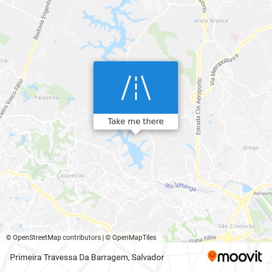 Primeira Travessa Da Barragem map