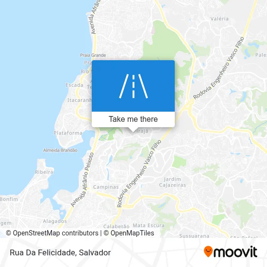 Rua Da Felicidade map