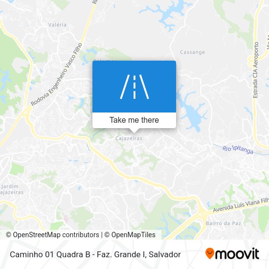 Caminho 01 Quadra B - Faz. Grande I map