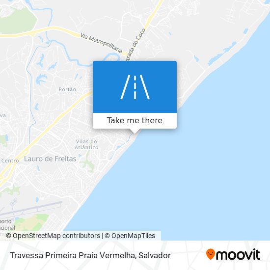 Mapa Travessa Primeira Praia Vermelha