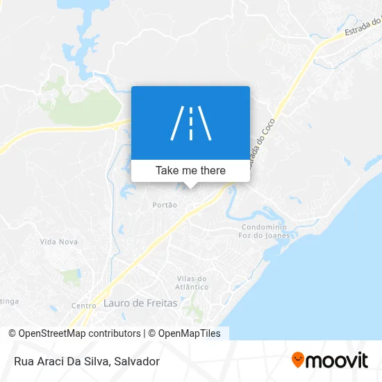 Rua Araci Da Silva map