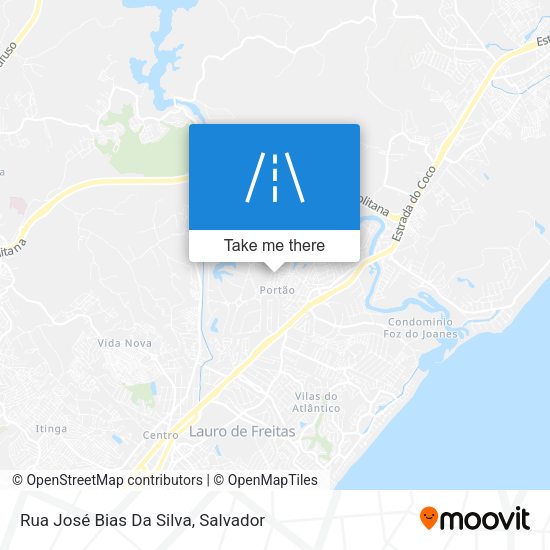 Rua José Bias Da Silva map