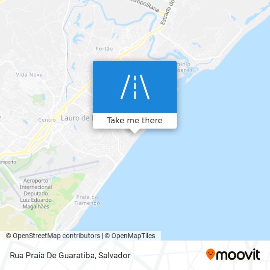 Mapa Rua Praia De Guaratiba